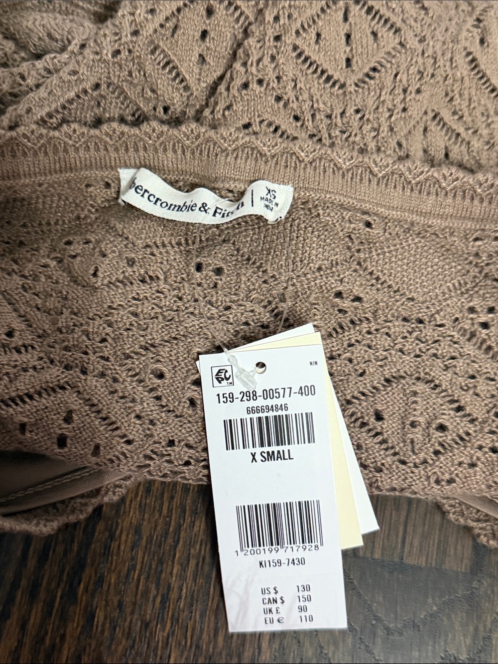 NWT Abercrombie and Fitch Pointelle Maxi Dress - Picture 6 of 8